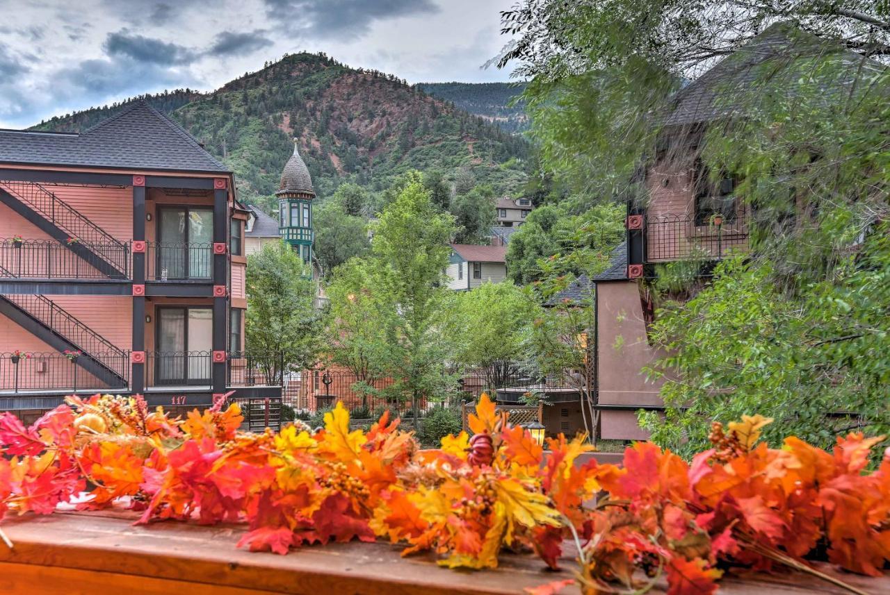 Downtown Manitou Springs Home Tranquil Creek View Exterior photo