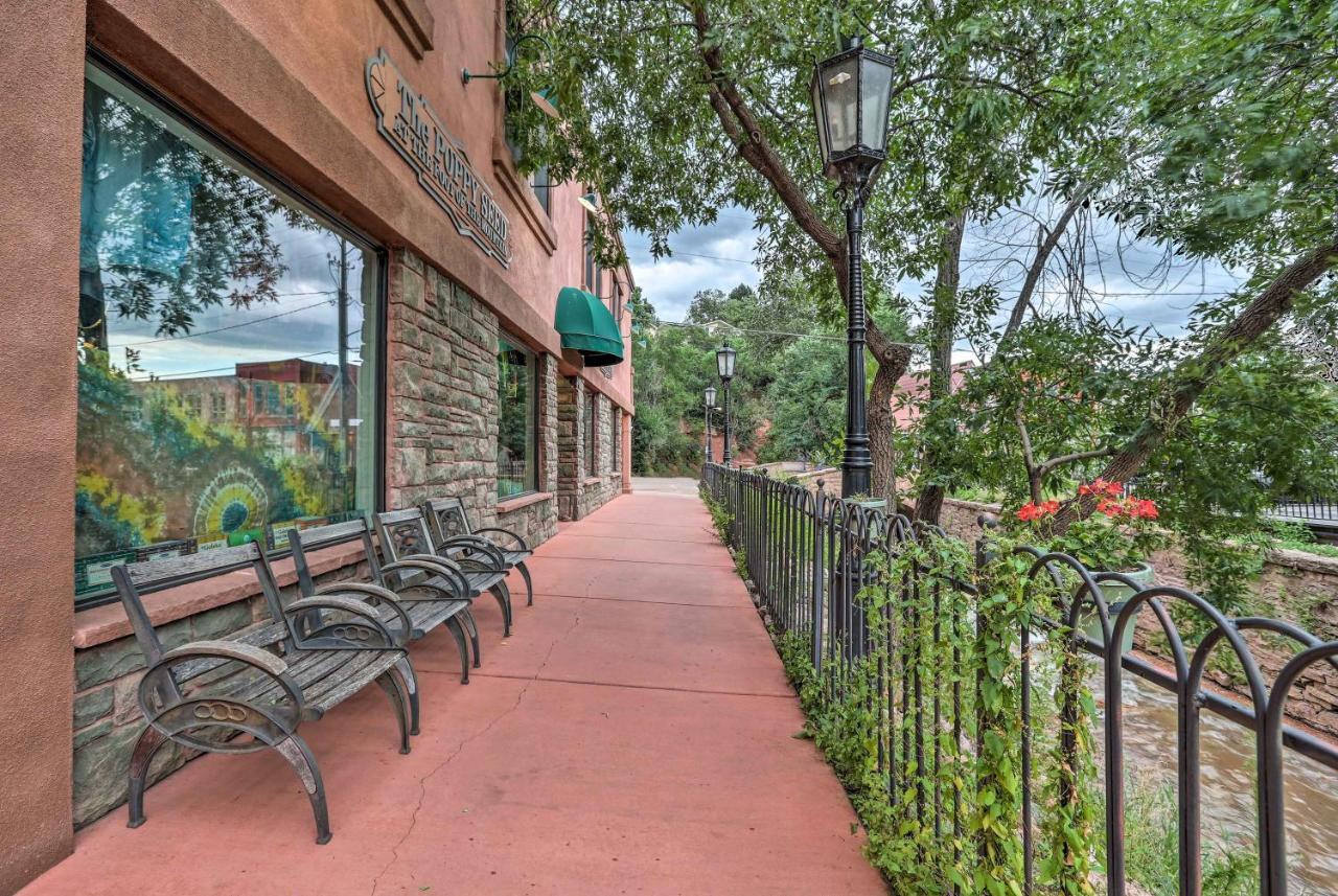 Downtown Manitou Springs Home Tranquil Creek View Exterior photo