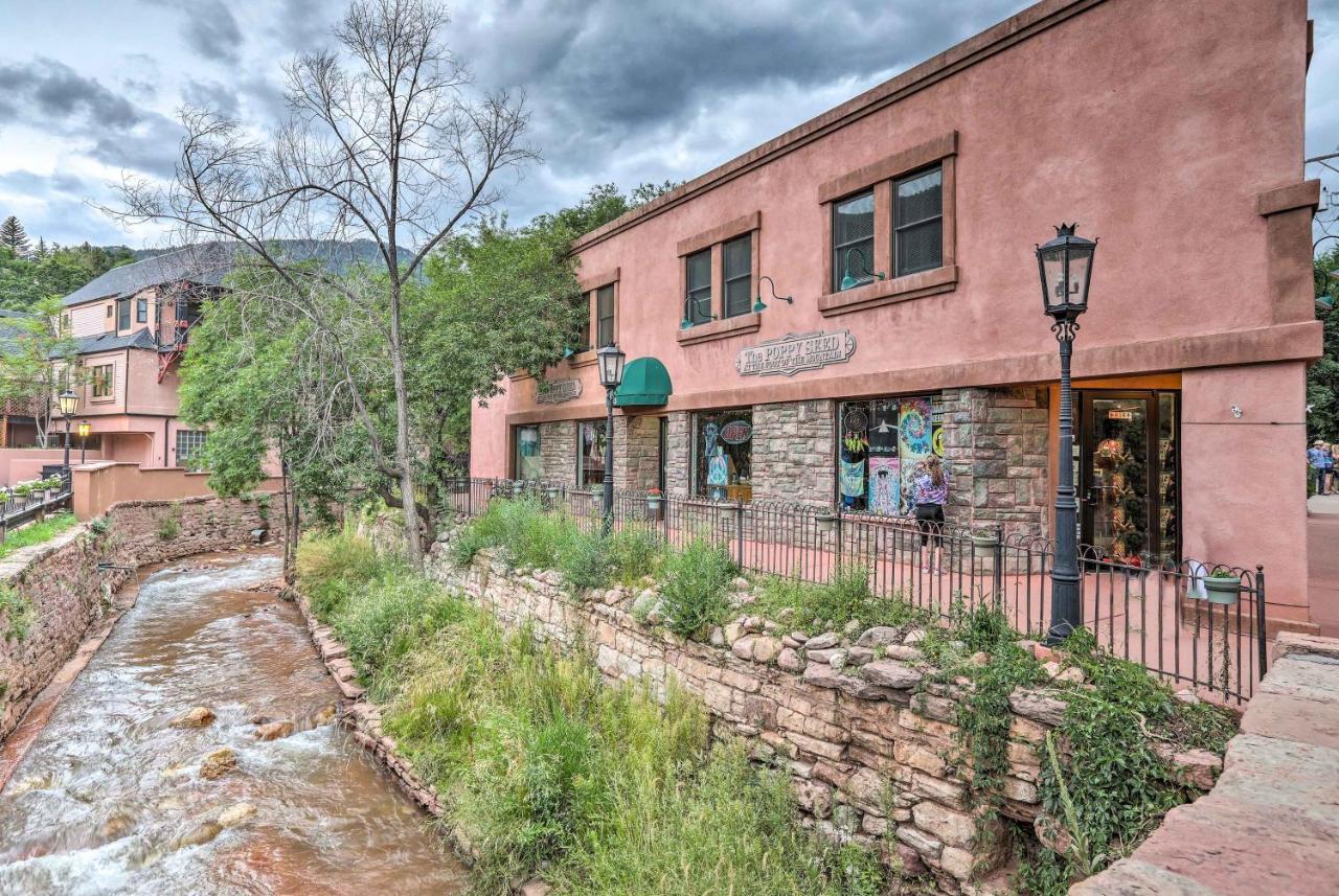 Downtown Manitou Springs Home Tranquil Creek View Exterior photo